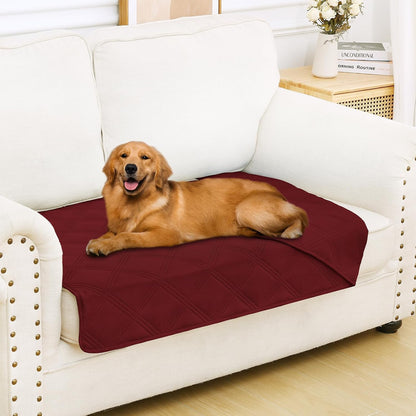 Smiry Waterproof Dog Bed Cover Blanket, Reversible Pet Blanket | Soft Reversible, Washable Leakproof Cats Dogs Couch Cover for Sofa, Couch, Furniture (30X70 Inch)76