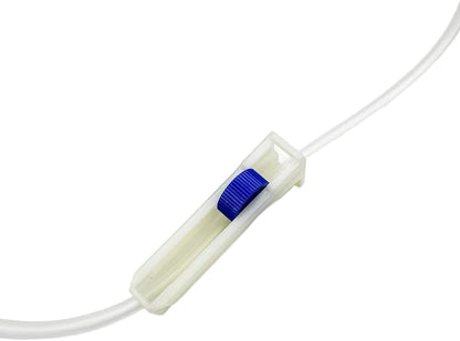 12 Pack Fluid Transfer Extension Tubing for Pets and Laboratory Care, 67 Inch Transparent PVC Lines with Precision Roller Clamp, Universal Luer Lock Connectors and 18 GA Fitting Components3