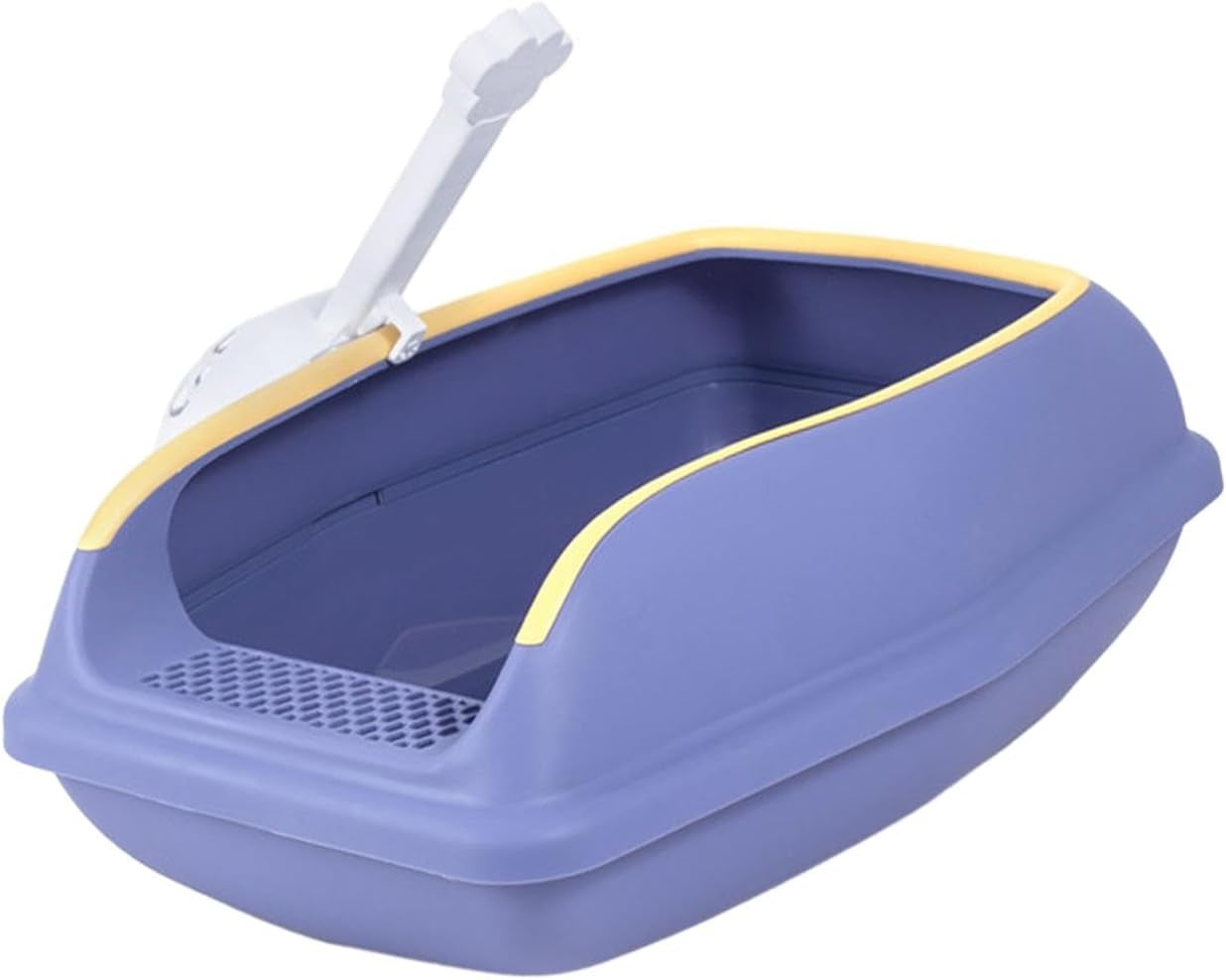 cat-litter-box-open-top-high-sided-anti-splashing-litter-tray-with-scoop-for-indoor-cats-kittens-2-sizes-s-blue