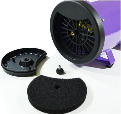 Flying Pig High Velocity Dog Pet Grooming Dryer W/Heater (Model: Flying One, Purple)6