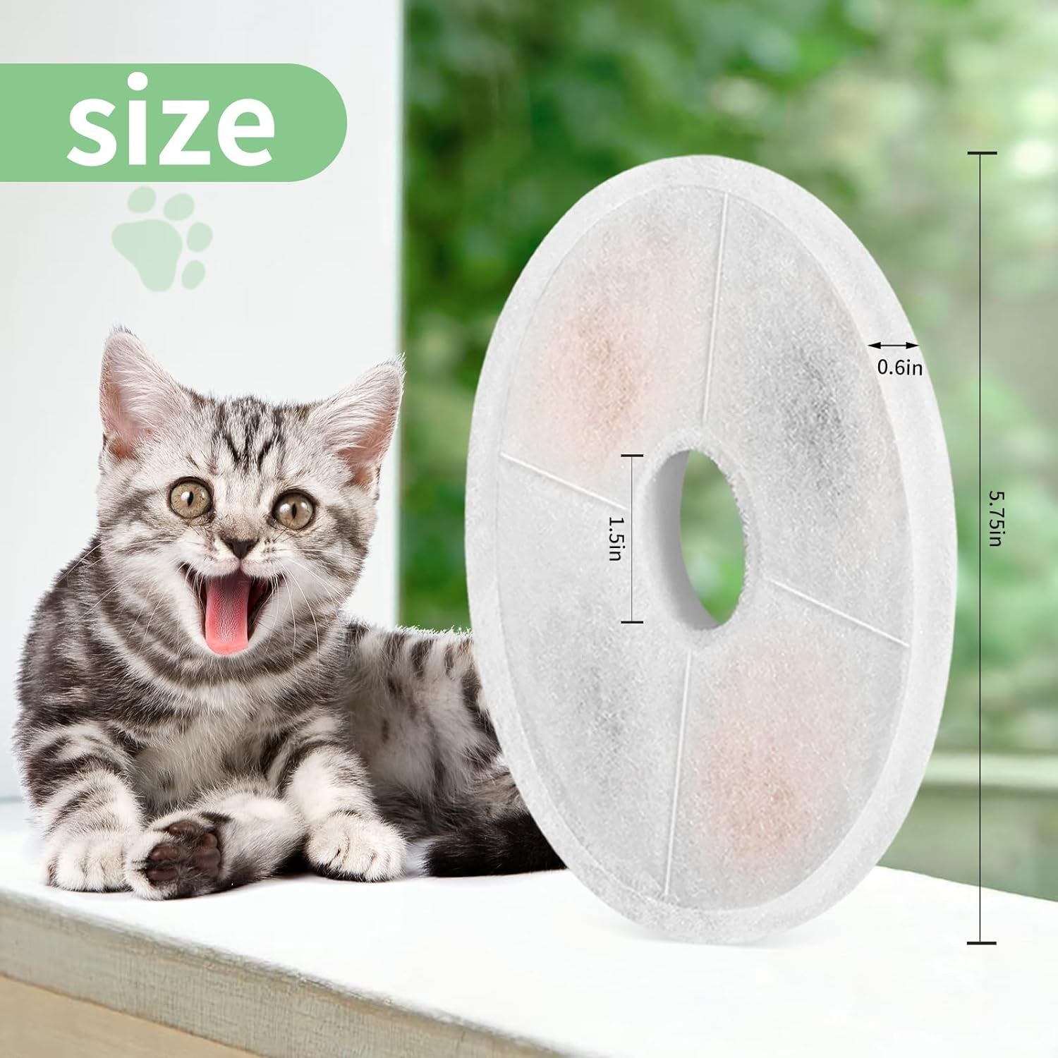 8-pack-cat-water-fountain-replacement-filters-fit-for-3l-flower-water-dispenser-automatic-pet-dog-cat-fountain-filter