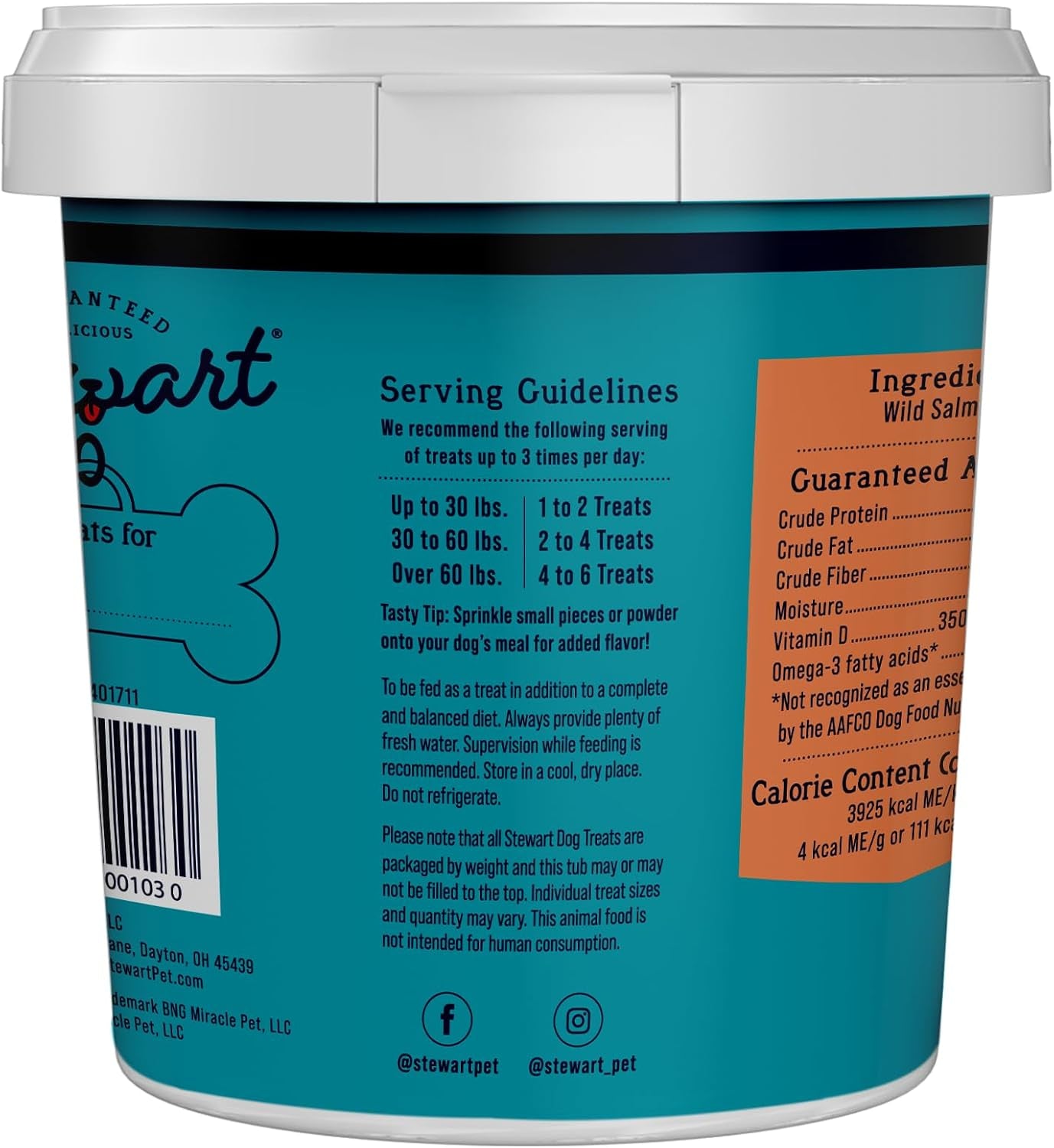 stewart-freeze-dried-dog-treats-100-wild-salmon-9-5-oz-tub-premium-quality-raw-protein-single-ingredient-high-protein-training-treats-food-topper-no-refrigeration-cat-friendly