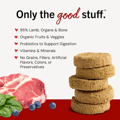 Stella & Chewy'S Freeze-Dried Raw Dinner Patties - Dandy Lamb Recipe - High Protein Grain-Free Puppy & Dog Food - Perfect for Picky Eaters - 25 Oz3