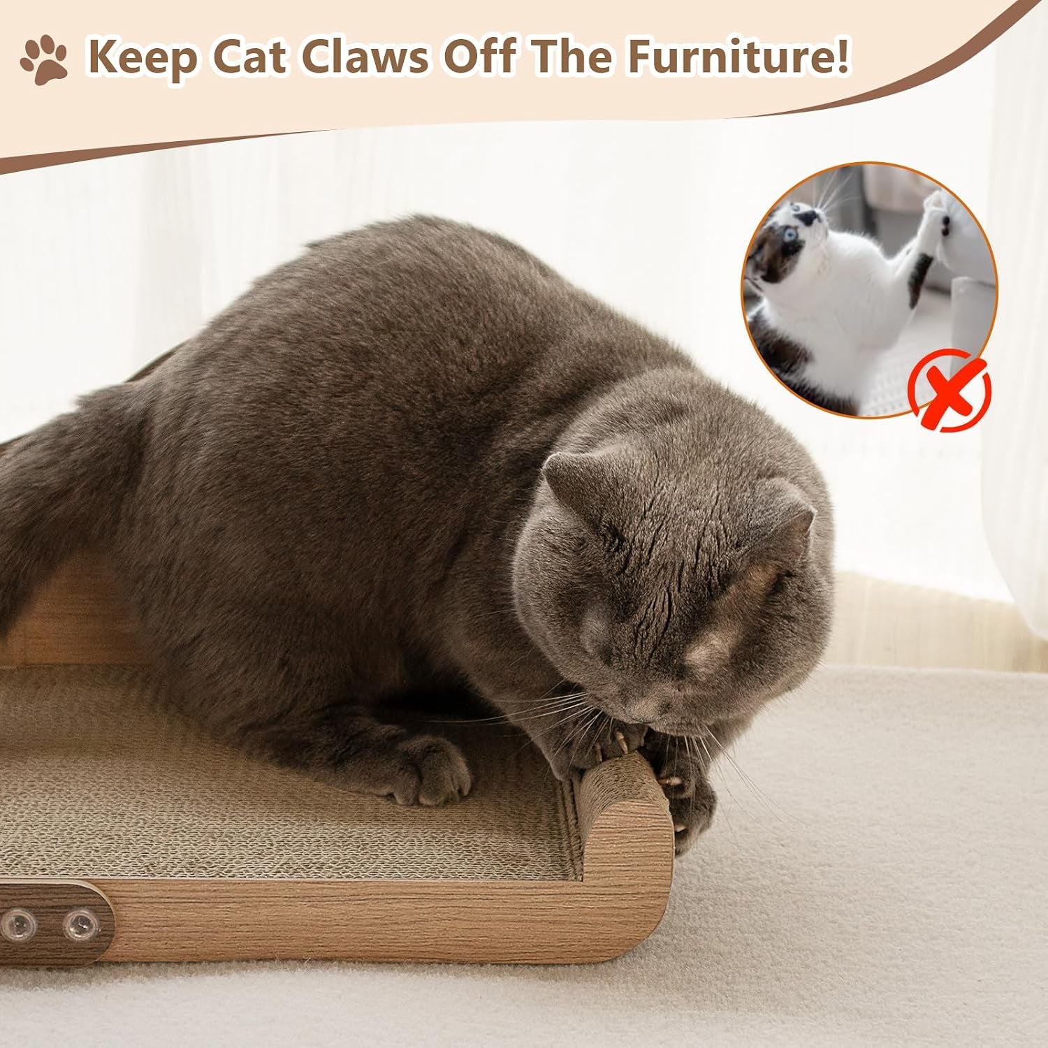 natuya-cat-scratcher-cardboard-lounge-bed-24-inch-large-cats-scratching-board-couch-durable-cat-scartch-pad-for-indoor-cats
