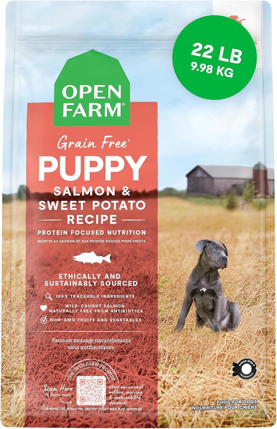open-farm-ancient-grains-dry-puppy-food-chicken-salmon-kibble-4lb-bag-all-puppies-all-breed-sizes-protein-rich-nutrient-dense-100-traceable-ingredients-non-gmo-fruits-veggies