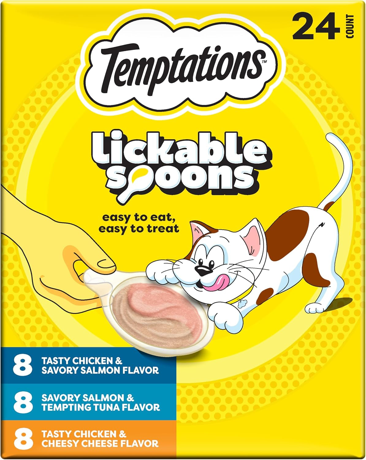 temptations-lickable-spoons-wet-cat-treats-variety-pack-24-count-two-irresistible-flavors-per-spoon-mess-free-creamy-puree-hand-feed-for-bonding-use-as-treat-or-food-topper-adult-cats
