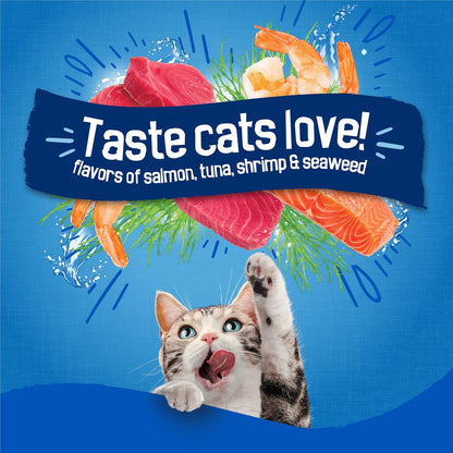 Purina Friskies Dry Cat Food Seafood Sensations with Salmon, Tuna, and Shrimp Flavors - 22 Lb. Bag4