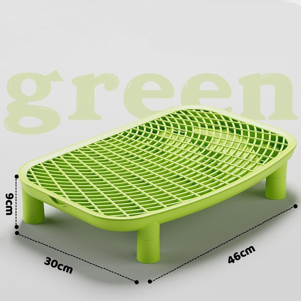 Cat Litter Ramp Kitten Litter Box Footboard for Living Room Bedroom Bathroom with Filter Function Easy Clean (Green)6
