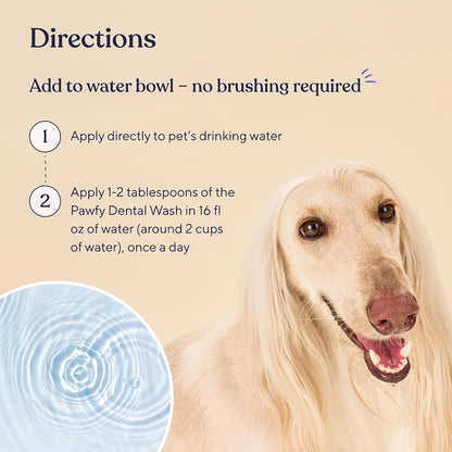 Pawfy Dog Breath Freshener with Specialized Dental Care Formula | Dog Teeth Cleaning & Mouthwash | Helps Freshen Dogs Breath with Easy Water Additive | Supports Plaque and Tartar Control6
