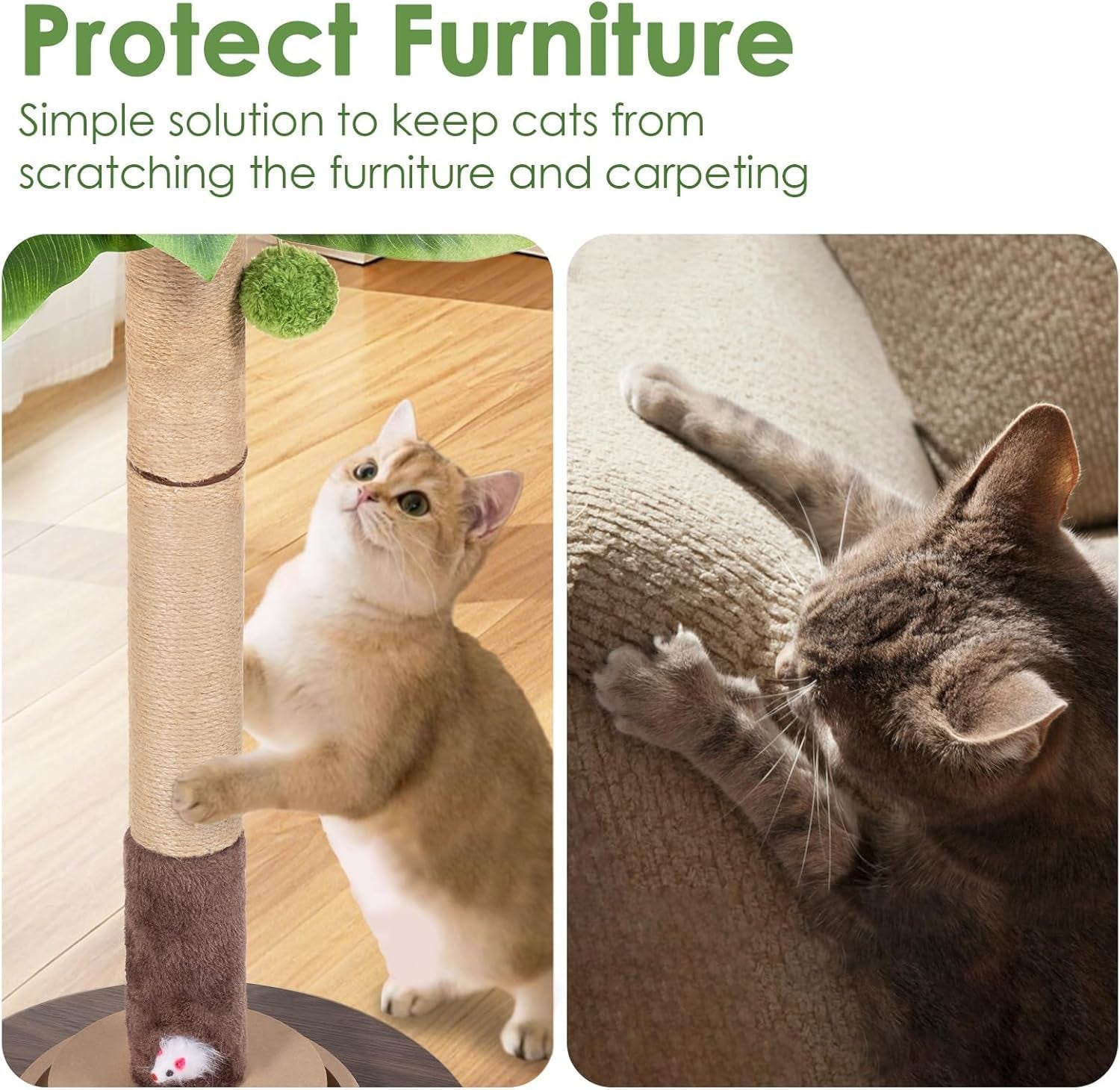 35-sisal-rope-cat-scratching-post-palm-leaf-cat-tree-with-hanging-ball-mouse-toy-for-kittens-adult-indoor-cats