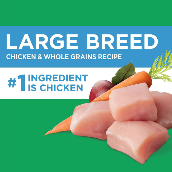 IAMS Proactive Health Large Breed Dry Dog Food, Chicken, 30 Lb | Veterinarian-Recommended, Real Chicken #1 Ingredient, L-Carnitine for Metabolism, Glucosamine & Chondroitin, Optimal Calcium3