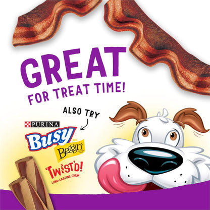 Purina Beggin' Strips Real Meat Dog Treats, Thick Cut Hickory Smoke Flavor - (Pack of 2) 26 Oz. Pouches4