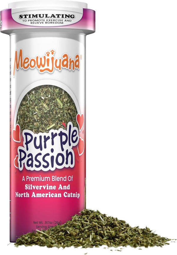 Meowijuana Catnibas Catnip Pawty Mix Jar | High Potency Catnip Blend | Organic Hand-Harvested North American Catnip Blend for Cats; Fine-Ground for Toys, Beds & Scratchers; Play or Calm11