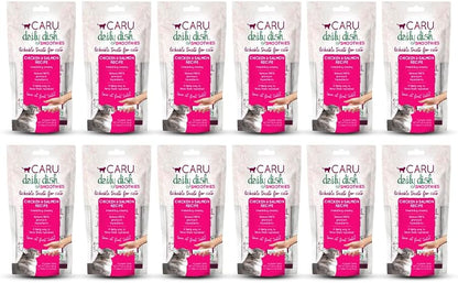 CARU - Daily Dish Tuna Flavored Cat Smoothies - 0.5Oz Tubes - 4 Pack9