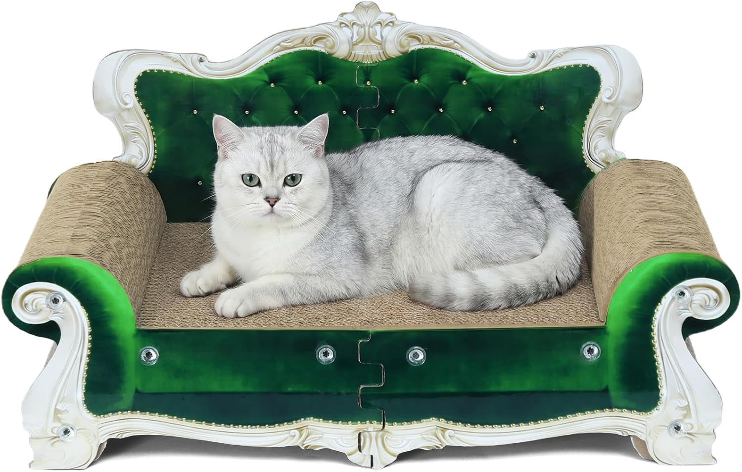 luxury-cardboard-cat-scratcher-sofa-bed-couch-shaped-scratching-board-scratch-lounge-with-catnip-scratcher-for-indoor-cats-large-grey
