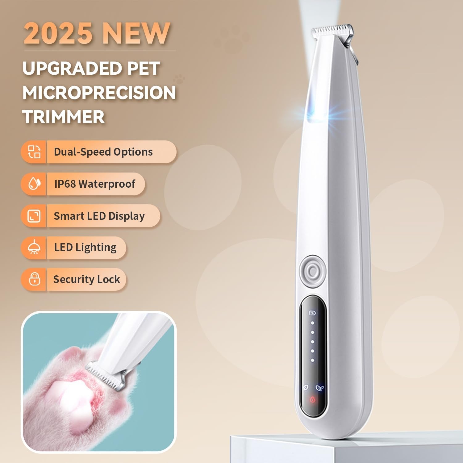 2026-new-pet-precision-trimmer-dog-paw-trimmer-with-led-light-ultra-quiet-ip68-waterproof-dual-speed-motor-suit-for-trimming-paw-ear-face-butt-eyebrows-usb-rechageble