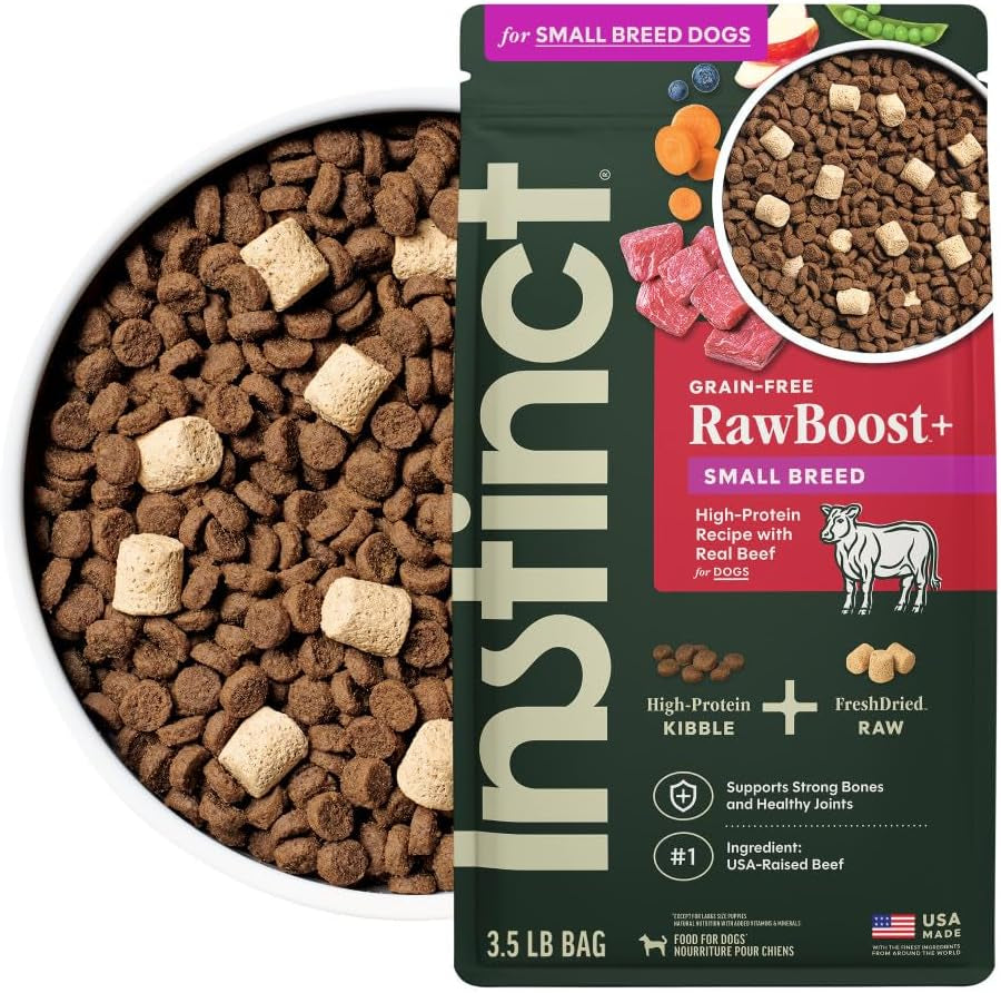instinct-rawboost-small-breed-natural-dry-dog-food-with-freeze-dried-pieces-high-protein-grain-free-recipe-real-chicken-3-5-lb-bag