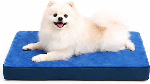 Dog Crate Bed Waterproof Deluxe Plush Dog Beds with Removable Washable Cover Anti-Slip Bottom Pet Sleeping Mattress for Large, Medium, Jumbo, Small Dogs, 41 X 27 Inch, Gray21