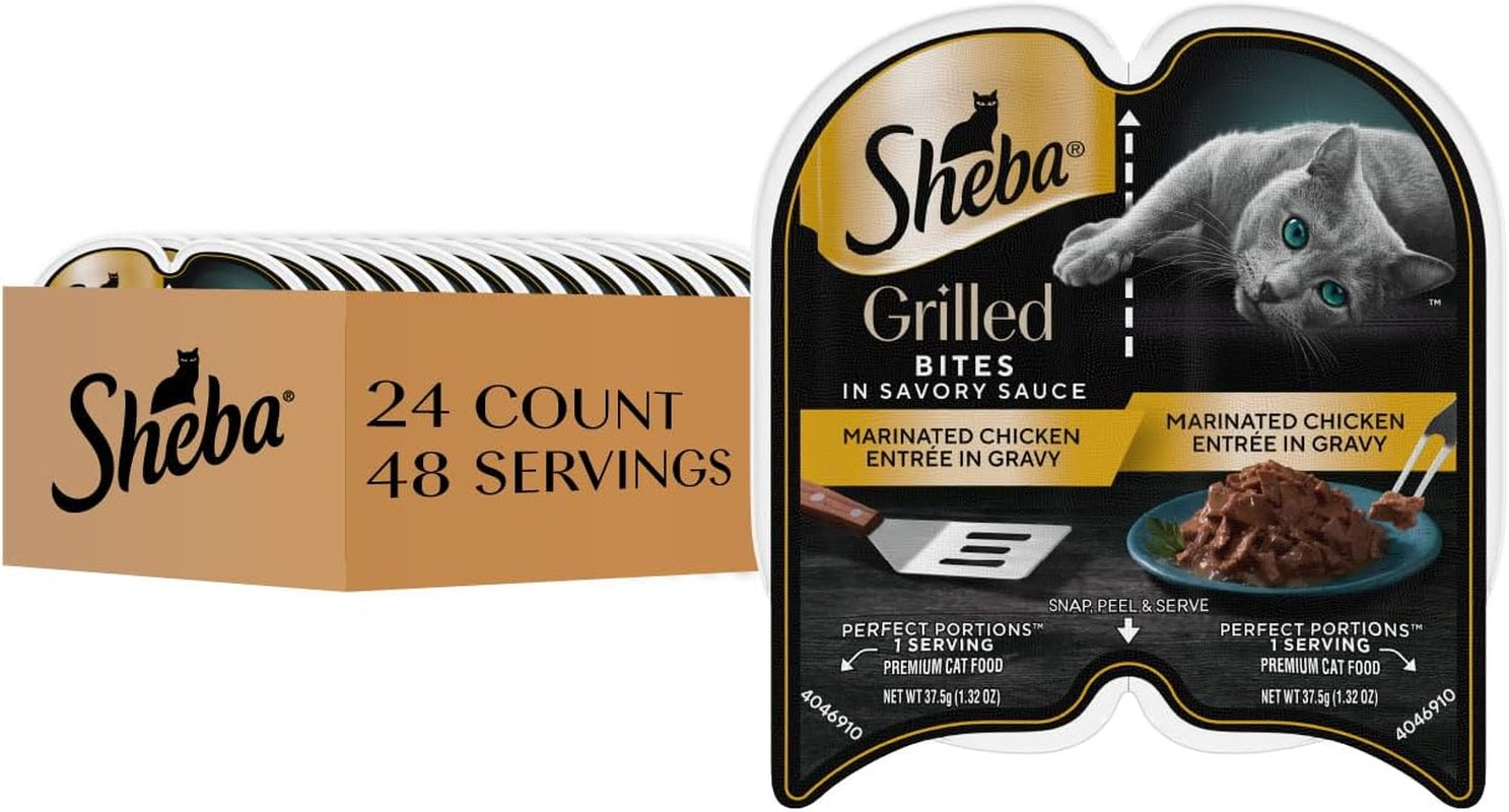sheba-perfect-portions-grilled-bites-wet-cat-food-tuna-2-6-oz-24-ct-real-tuna-snap-peel-serve-twin-pack-trays-zero-leftovers-shredded-grilled-strips-aafco-compliant-48-servings