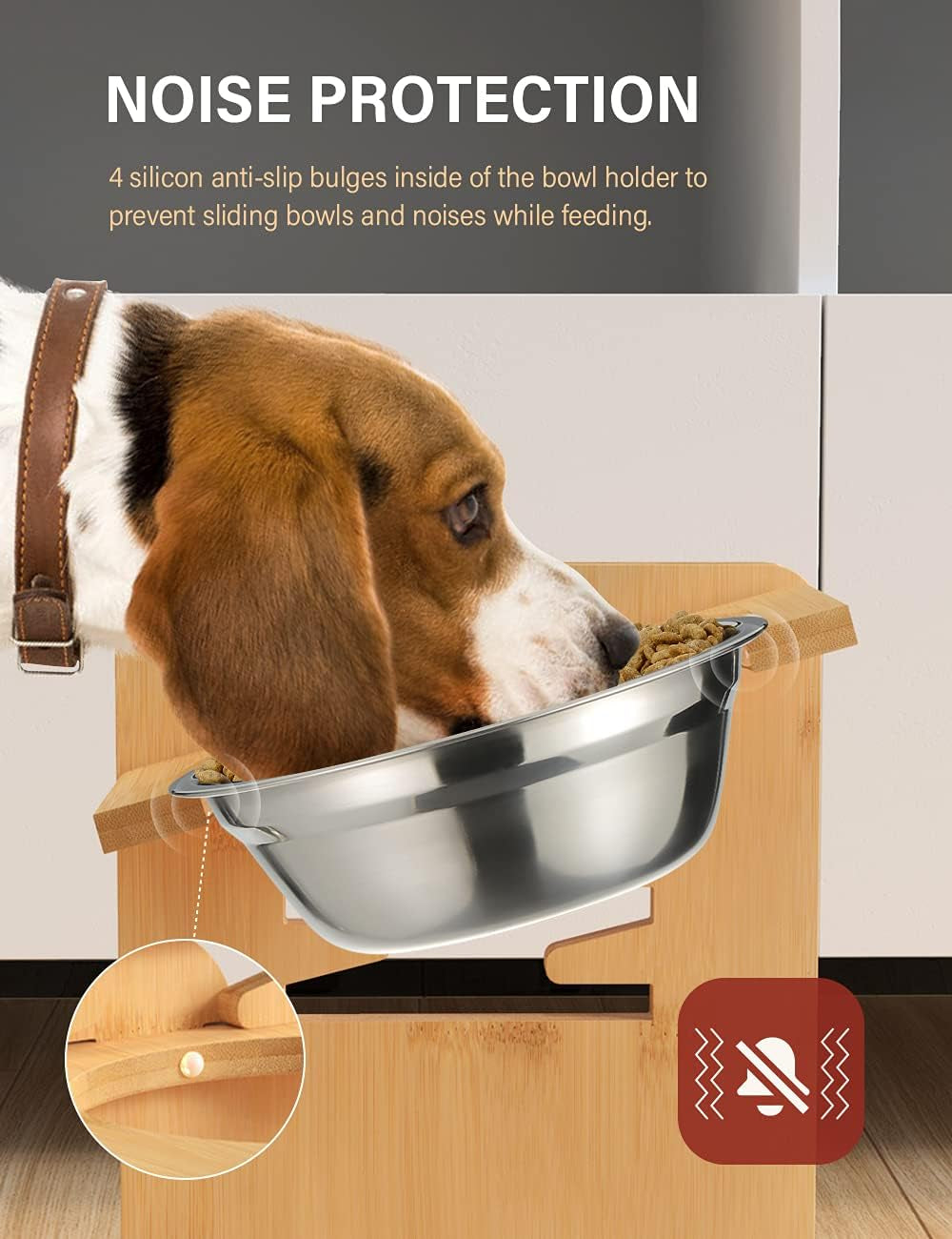 vantic-elevated-dog-bowls-raised-dog-bowl-stand-adjustable-small-natural-bamboo-elevated-feeder-with-2-stainless-steel-bowls-adjustable-height-stand-for-small-puppies-and-cats