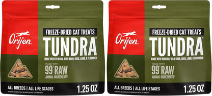 ORIJEN Freeze Dried Cat Treats Grain Free Original, 1.25Oz Bag | 99% Animal Ingredients, Freeze Dried, Grain Free, High Protein, Wild-Caught Fish, Free-Run Poultry, 1 Calorie Each7