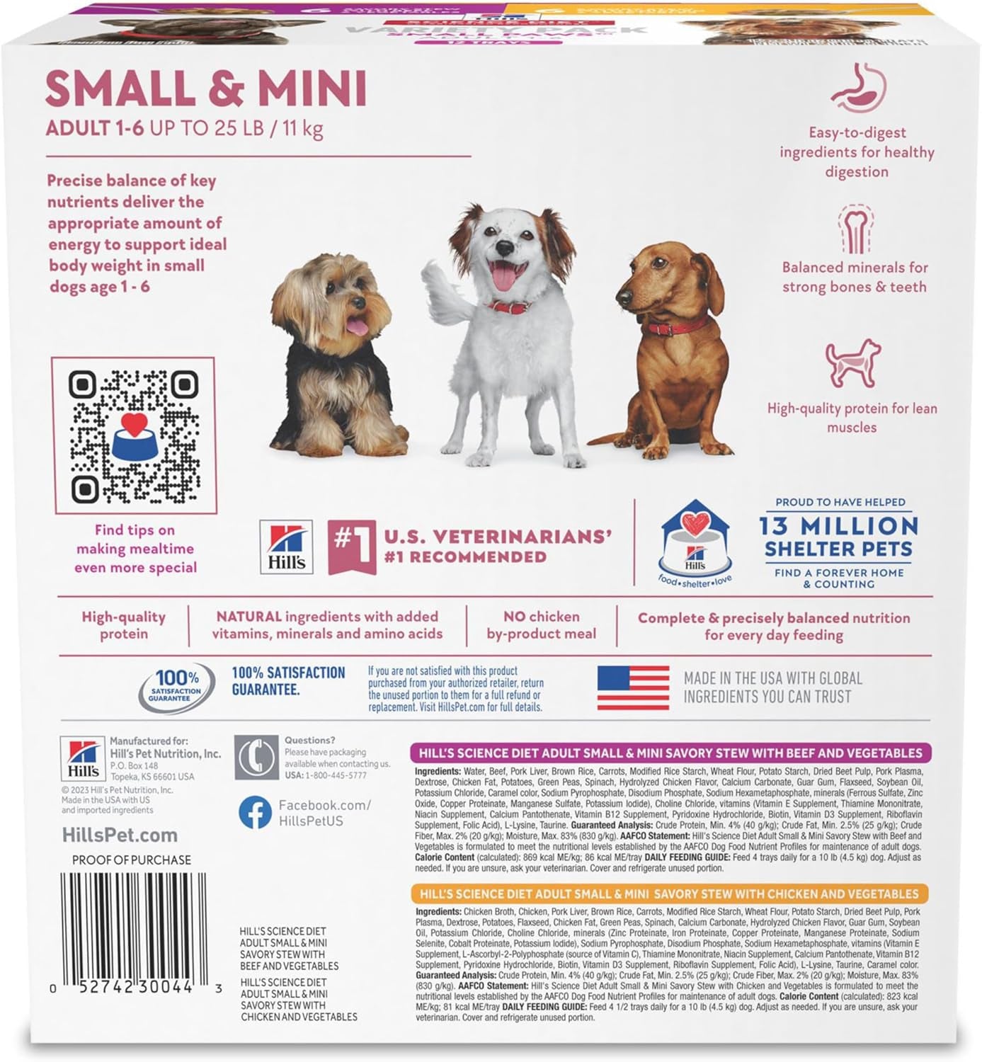 hills-science-diet-adult-1-6-small-mini-wet-dog-food-variety-pack-1-veterinarian-recommended-chicken-vegetables-beef-vegetables-3-5-oz-trays-12-pack