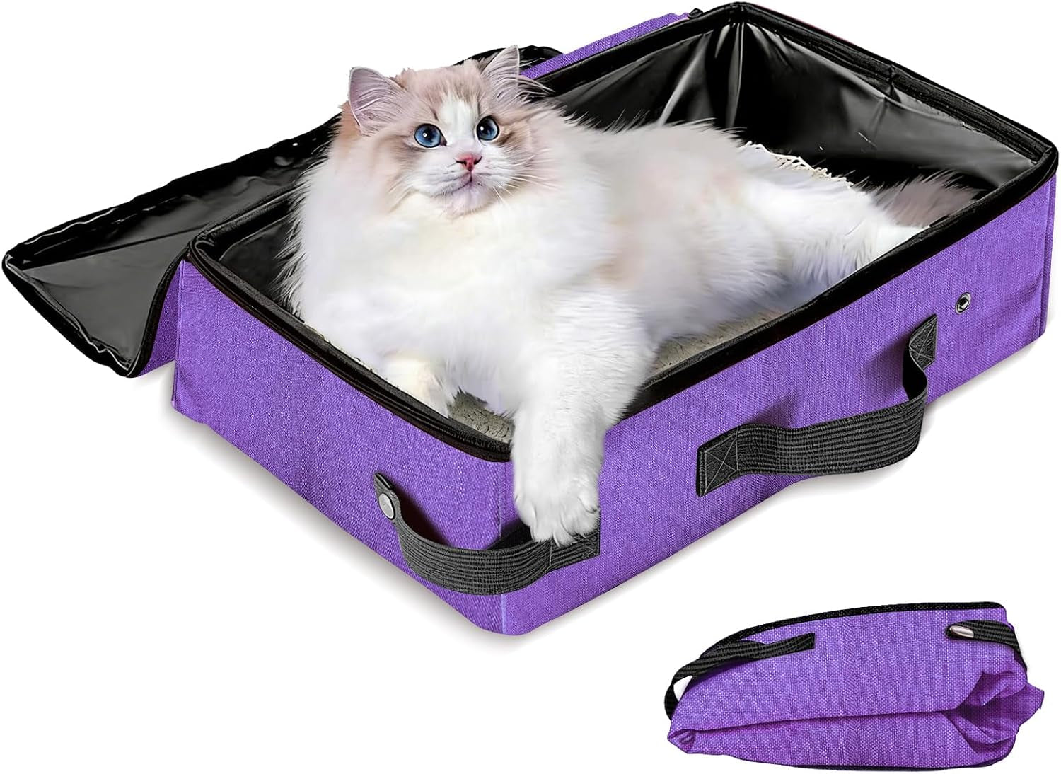 portable-cat-litter-box-with-lid-16-12-6-inches-black-foldable-ease-of-use-non-leaking-easy-to-take-lightweight-for-outdoor-camping-traveling-zipper-lock