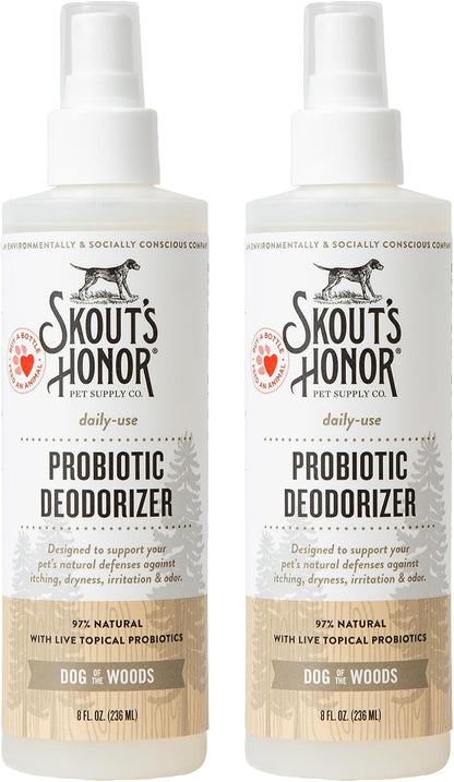 SKOUT'S HONOR Probiotic Dog Deodorizing Spray - Sunkissed Coconut, 8 Oz | Hydrating Daily-Use Formula with Avocado Oil and Omega-3S, Microbiome-Friendly, Paraben and Sulfate-Free10