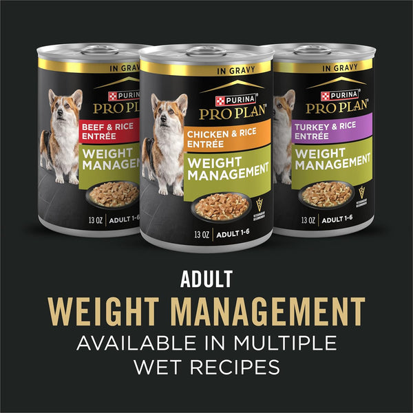 Purina Pro Plan Weight Management Dog Food Dry, Shredded Blend Chicken and Rice Formula - 18 Lb. Bag8