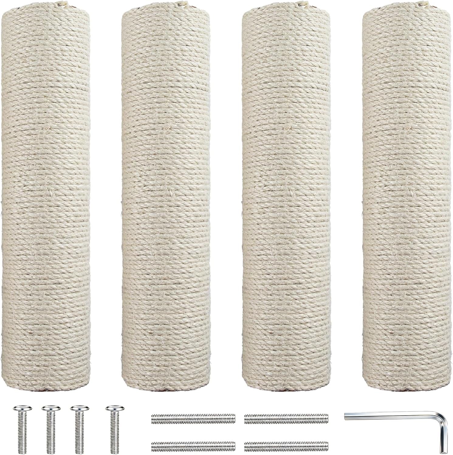 4-pcs-cat-scratching-post-replacement-12in-cat-tree-tower-scratch-pole-refill-parts-with-m8-screws-sisal-rope-cat-furniture-protector