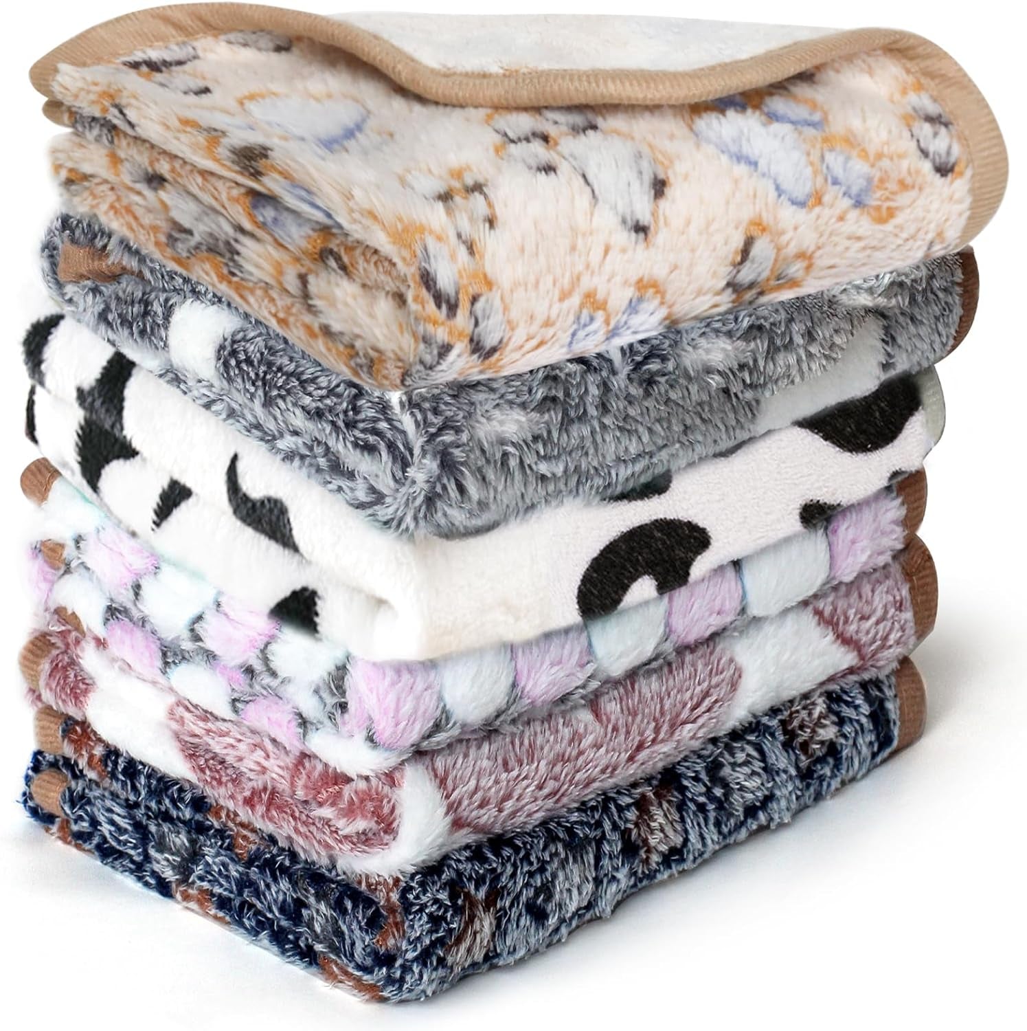 yedsintu-6-pcs-absorbent-guinea-pig-blankets-washable-small-animal-fleece-bedding-cage-liners-reusable-pet-pee-pad-sleep-mat-pad-cover-for-hamster-ferret-rabbit-chinchilla-hedgehog-16x24