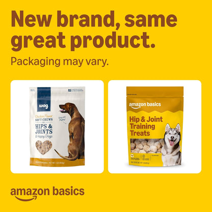 Amazon Basics Chicken Flavor Hip & Joint Training Treats for Dogs, 1 Lb. Bag (16 Oz) (Previously Wag)2