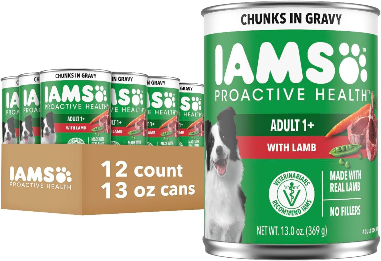 iams-proactive-health-pack-wet-dog-food-beef-chicken-13-oz-12-pack-chunks-in-gravy-omega-6-fatty-acids-supports-healthy-skin-muscles-digestion-13-oz-cans-no-artificial-flavors
