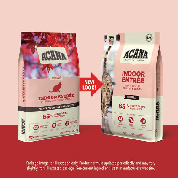 ACANA Dry Cat Food for Indoor Cats Indoor Entrée Chicken Turkey, 4Lb Bag | Includes Probiotics, Digestive Health, Weight Management, Free-Run Poultry, World'S Finest Ingredients8