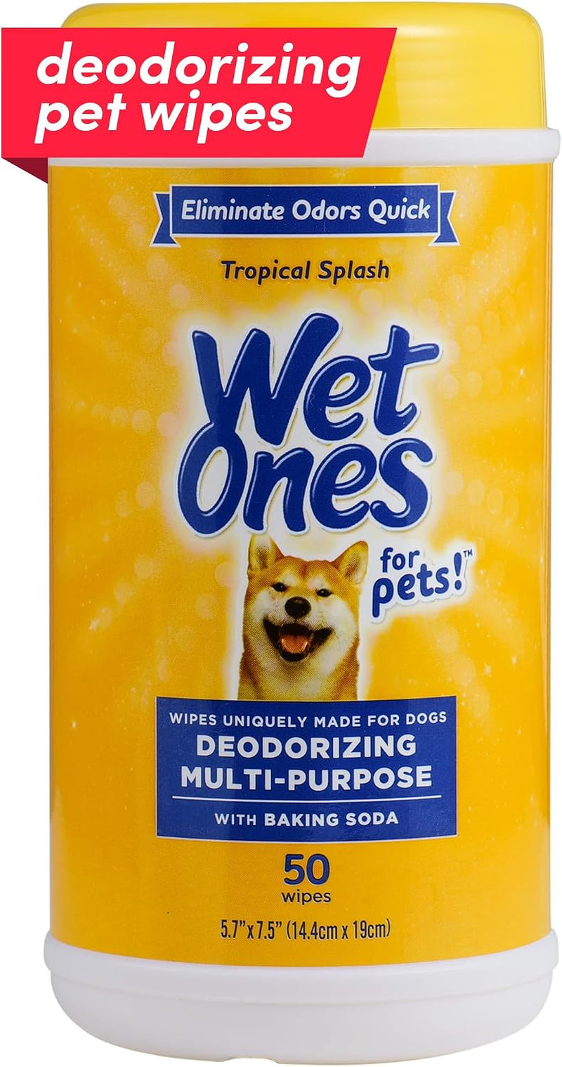 wet-ones-for-pets-deodorizing-dog-wipes-with-baking-soda-tropical-splash-scent-multipurpose-deodorizing-pet-grooming-wipes-in-resealable-canister-50-count