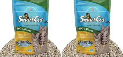 Smartcat All Natural Clumping Cat Litter, 20 Pound (320Oz 1 Pack) - Alternative to Clay and Pellet Litter - Chemical and 99% Dust Free - Unscented and Lightweight11