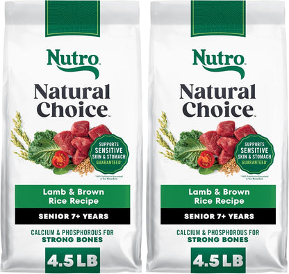 Nutro Natural Choice Senior Small Breed Dry Dog Food, Chicken, 5 Lb | Chicken First Ingredient, Beet Pulp Prebiotic, Omega-3 & Omega-6, Vitamin E & Selenium Antioxidants, Supports Bones, Skin12