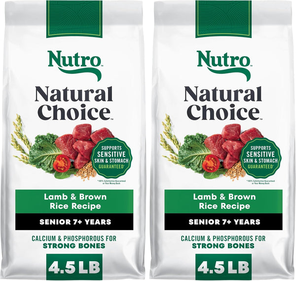 Nutro Natural Choice Senior Small Breed Dry Dog Food, Chicken, 5 Lb | Chicken First Ingredient, Beet Pulp Prebiotic, Omega-3 & Omega-6, Vitamin E & Selenium Antioxidants, Supports Bones, Skin12