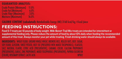 Milk-Bone Trail Mix Dog Treats, Real Beef & Sweet Potato Flavor, 20 Ounces | Made with Real Beef & Sweet Potato, Bite Sized Dog Treats in a Mix of Fun Shapes and Textures7