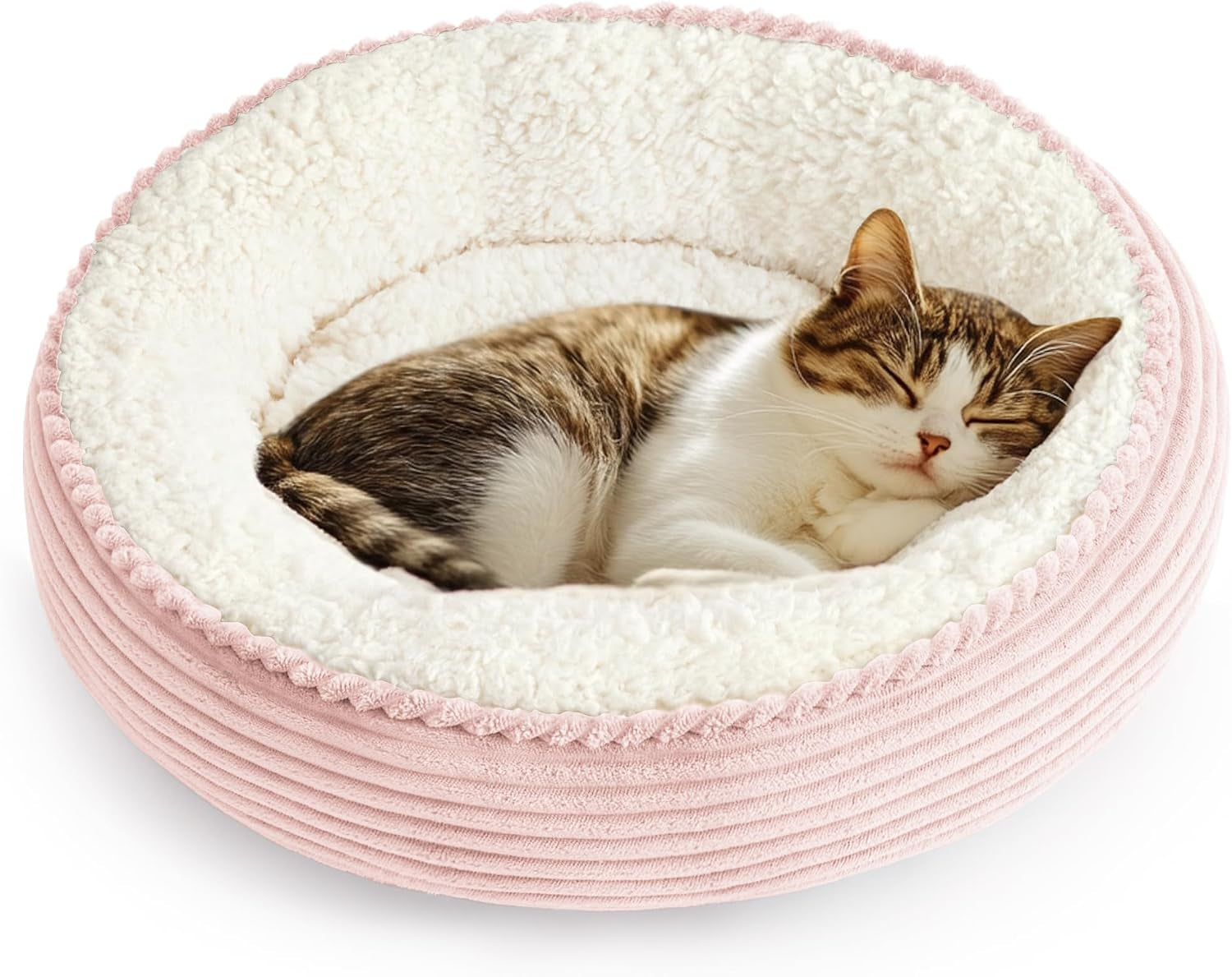loves-cabin-round-donut-cat-and-dog-cushion-bed-20in-bed-for-cats-or-small-dogs-anti-slip-water-resistant-bottom-super-soft-durable-fabric-pet-beds-washable-luxury-cat-dog-bed-gray