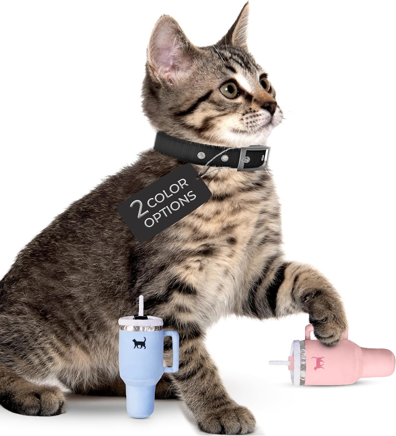 puproar-kitty-cup-catnip-cat-toy-cat-birthday-gift-cute-girly-accessory-crinkle-toy-for-indoor-cats-pink-peach-dust