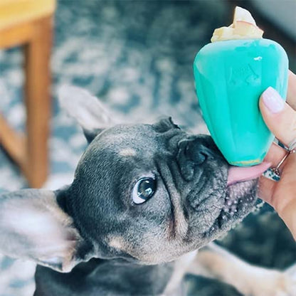 Chew King by Mammoth Premium Treat Dispensing Dog Toy, Durable Natural Rubber Chew Toy, Safety Air Vent, Interactive Enrichment Toy for Aggressive Chewers, Large Pack of 2- Teal12