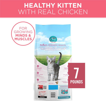 Purina ONE High Protein, Natural Dry Kitten Food, +Plus Healthy Kitten Formula - 7 Lb. Bag9