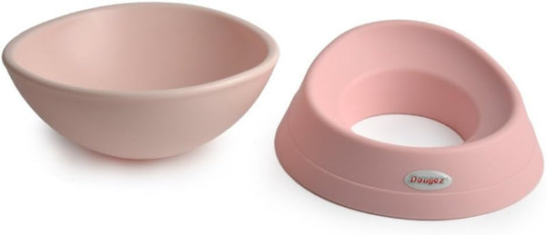 Ibard Dual Purpose Slanted Dog Cat Food Bowl Cat Dish Dog Bowl Pet Sterile Tableware Pet Feeding Watering Supplies (Light Pink)2