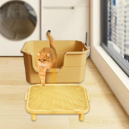 Cat Litter Ramp Trapper Mat Washable Double Layered Non-Slip Step for Indoor Cats Balcony Living Room Foldable- Medium4
