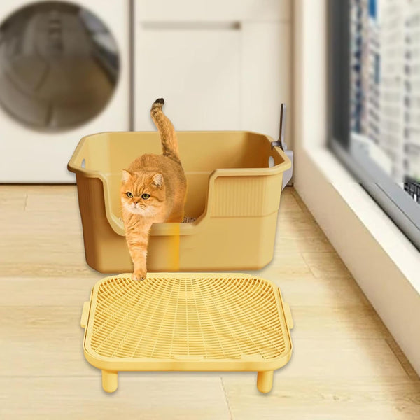Cat Litter Ramp Trapper Mat Washable Double Layered Non-Slip Step for Indoor Cats Balcony Living Room Foldable- Medium4