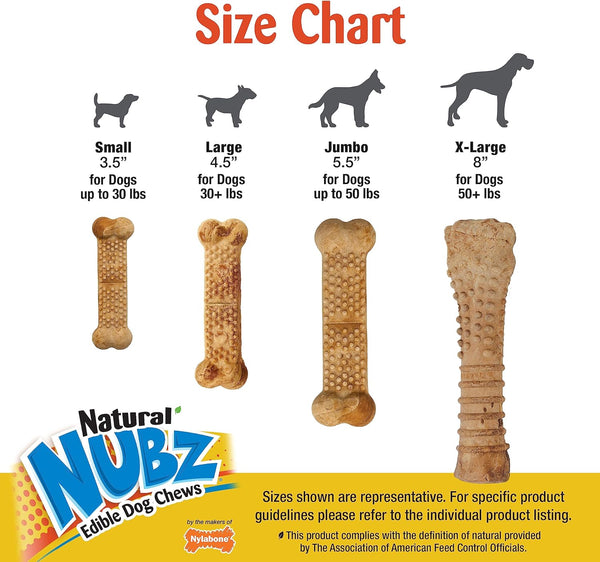 Nylabone Nubz Wild Natural Dog Treats, Bison Flavor, Small, 12 Count | Long Lasting Dog Chews, Made in USA, Limited Ingredients, Highly Digestible, Dog Dental Treats for Small Dogs up to 30 Lbs4