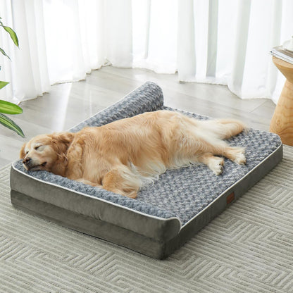 BFPETHOME Orthopedic Dog Beds for Large Dogs-Waterproof Sofa Dog Bed with Removable Washable Cover, Big Pet Bed with Waterproof Lining and Nonskid Bottom,Pet Bed for Large Dogs13