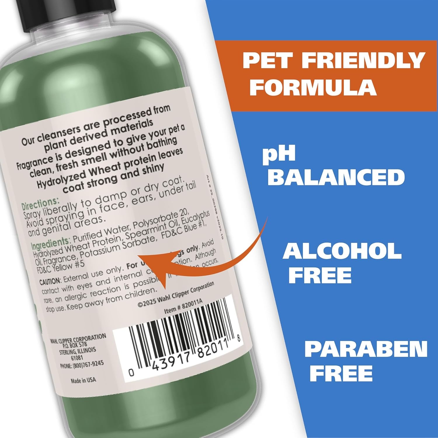 wahl-usa-pet-deodorant-spray-for-dogs-eucalyptus-spearmint-8-oz-deodorize-and-refresh-yours-dogs-coat-and-skin-between-baths-for-a-clean-smelling-pet-model-820011a