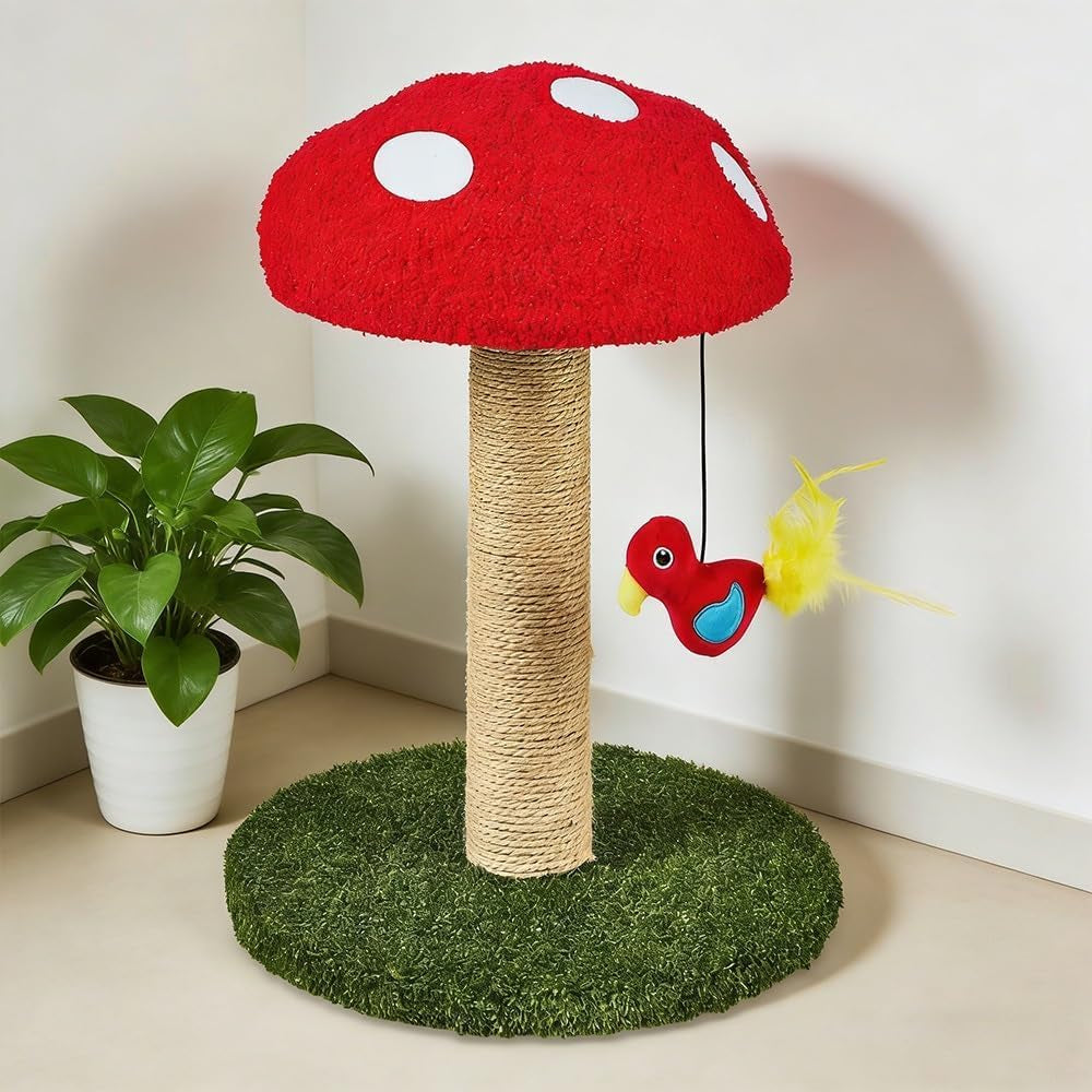 cat-scratching-post-for-indoor-cats-mushroom-scratching-post-17-5-h-cute-cat-scratcher-for-kittens-and-adult-cats-durable-cat-scratch-post-furniture-for-play-and-claw-care